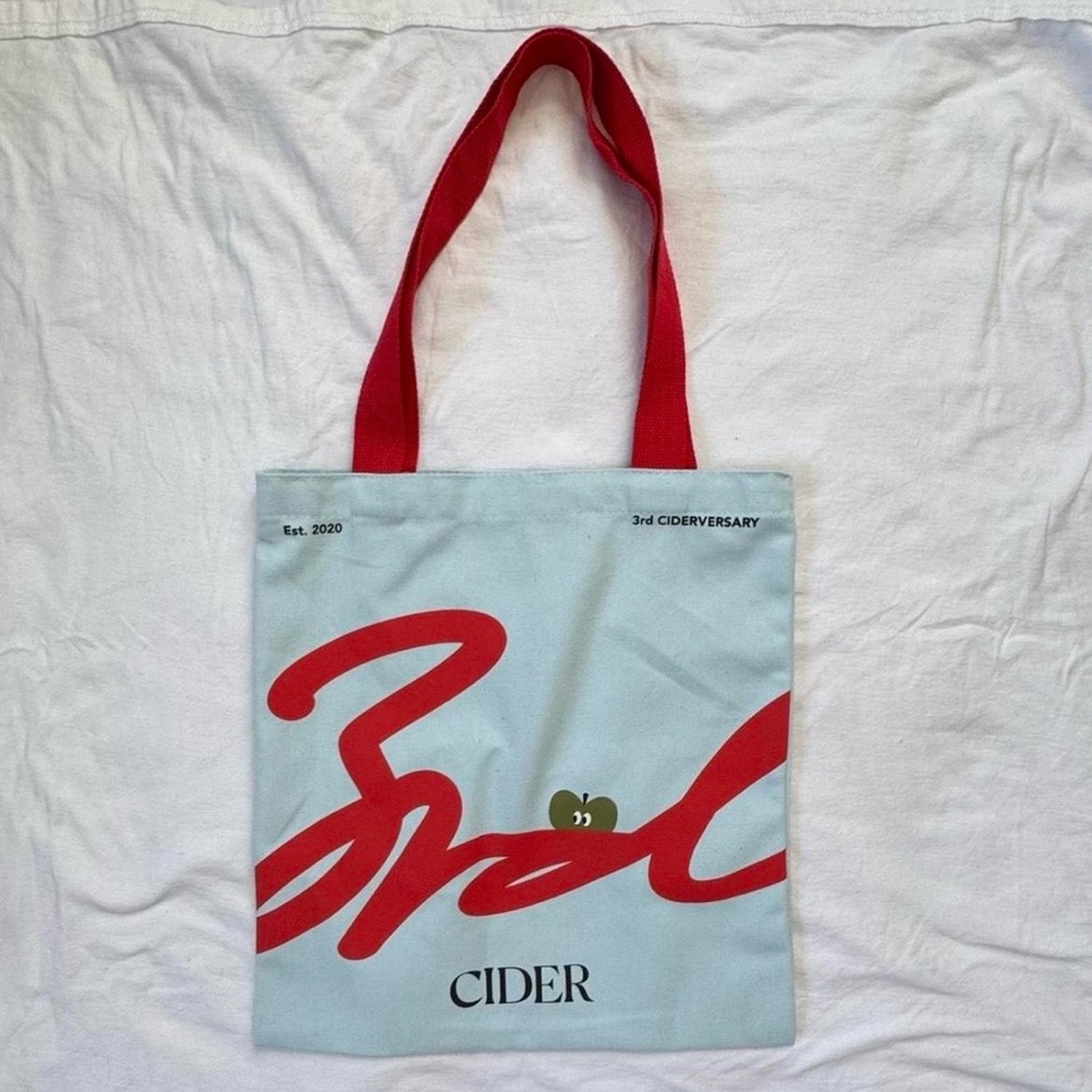 Cider 3rd Anniversary tote bag